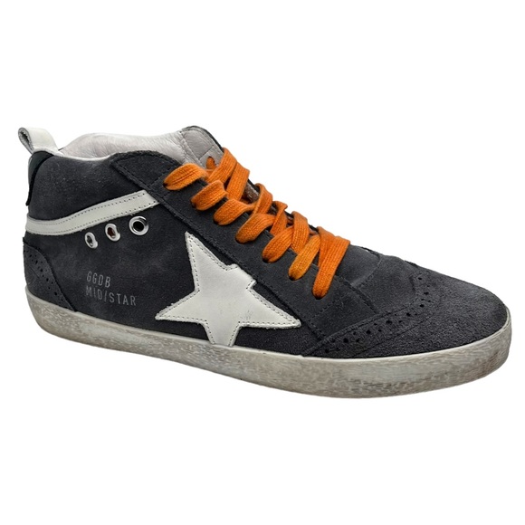 *EUC* Golden Goose Mid Star Gray Suede & White Star, Size 39 (9 US) - Picture 2 of 15